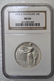 Click to View More Images of the Pan Pacific Half Dollar Pan Pacific Half Dollar