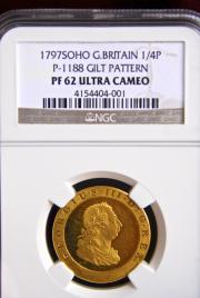 Click to View More Images of the SOHO G.Britain 1/4 Penny SOHO G.Britain 1/4 Penny