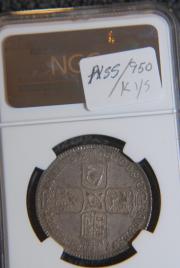 Click to View More Images of the Lima Great Britain 1/2 Crown Lima Great Britain 1/2 Crown