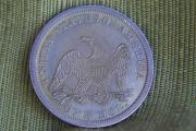 Click to View More Images of the Proof Seated Dollar Proof Seated Dollar