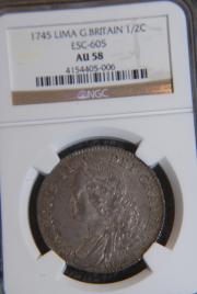 Click to View More Images of the Lima Great Britain 1/2 Crown Lima Great Britain 1/2 Crown