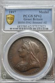 Click to View More Images of the 1897 MEDAL. BHM-3542 1897 MEDAL. BHM-3542