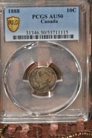 Click to View More Images of the 1888 10C 1888 10C