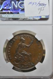 Click to View More Images of the 1854 G.BRITAIN PENNY 1854 G.BRITAIN PENNY