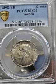 Click to View More Images of the 1898-EB KRONA 1898-EB KRONA